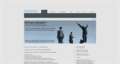 Desktop Screenshot of erhvervscoach.com